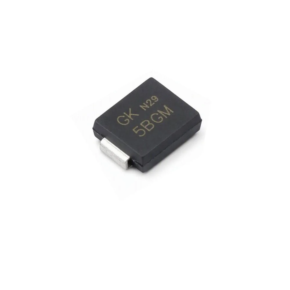(50 pcs) 5.0SMDJ64CA SMC (Marking 5BGM) - Bidirectional TVS Diode 64V 5000W 103V Clamp