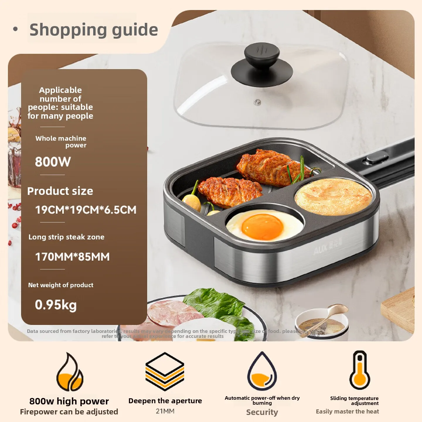 4 Hole Electric Egg Pan Adjustable Temperature Breakfast Cooker Multi Section Frying Pan for Eggs Pancakes Home Use 전기 팬.