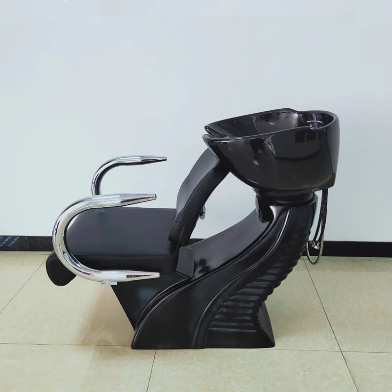 Sillón de Lavacabezas Profesional para Salón de Belleza, Silla Reclinable para Spa Capilar, Lavabo y Silla para Salón de Belleza, Equipo para Salón de Belleza