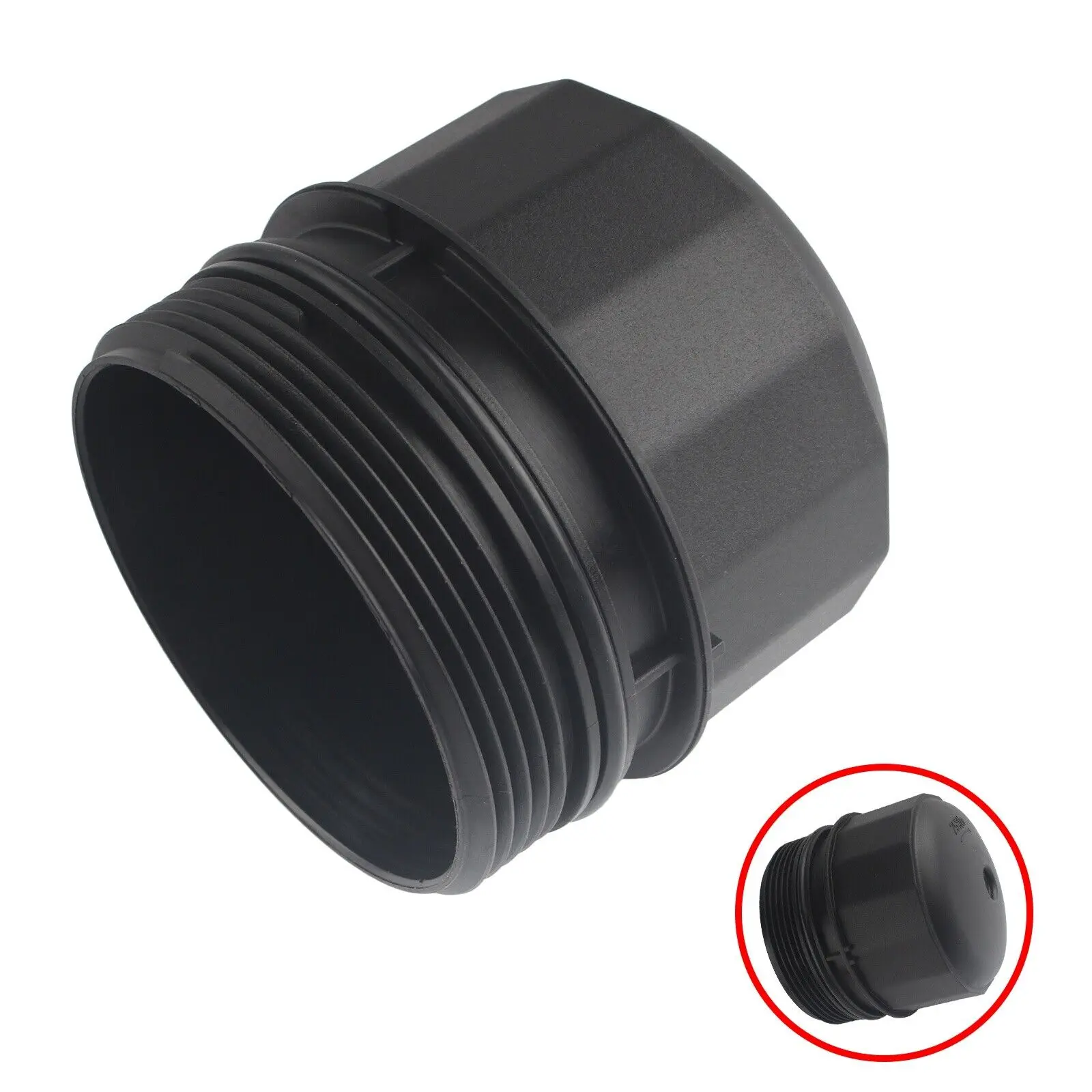 

Engine Oil Filter Housing Cover Cap LR019477 For Land Rover Discovery LR4 Black