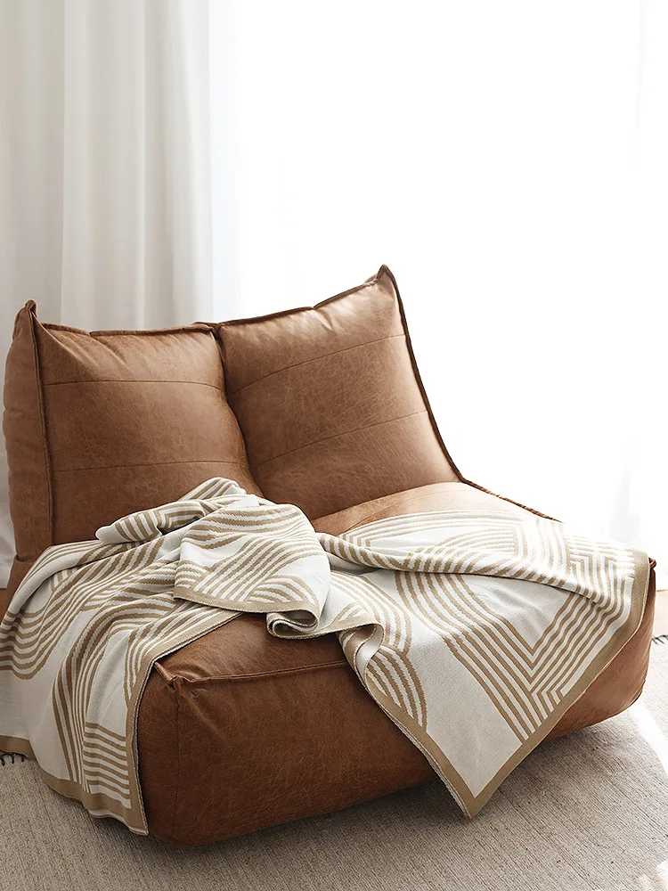 Nordic Geometric Knitted Blanket for Beds Modern Simplicity Sofa Cover Luxury Throw Blanket Home Decor Bed End Towel Soft Shawl