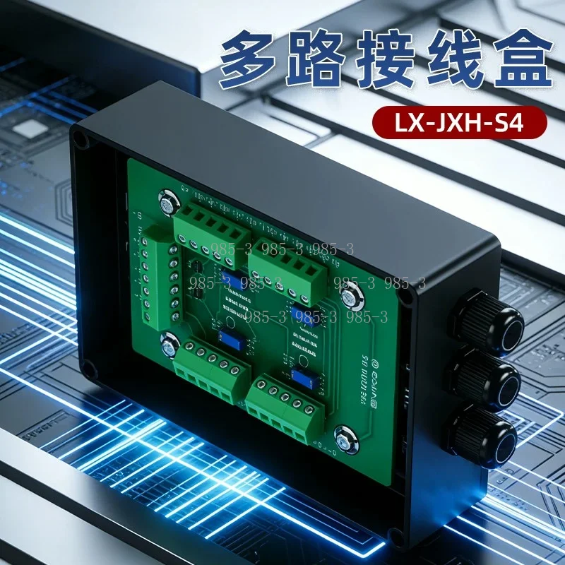 4 Way 16 Way Load Cell Connection Box, Weighing Scale Sensor Junction Box for Weight Equipment