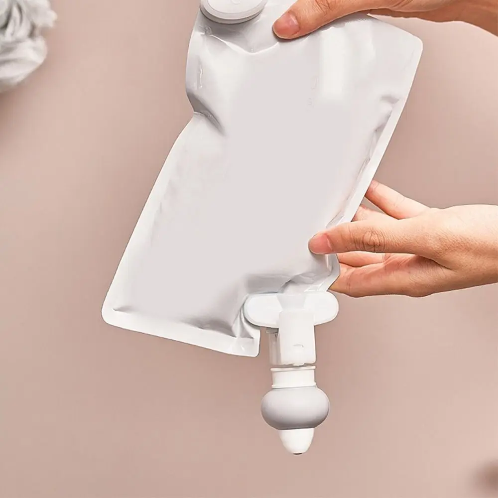 Silicone Bagged Liquid Control Squeezer Japanese Style Leak-Proof Hanging Liquid Guide Pump Labor Saving Upside Down