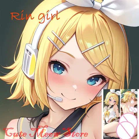 Dakimakura anime Rin girl Impresión de doble cara funda de almohadas de tamaño real funda de almohada para adultos personalizable