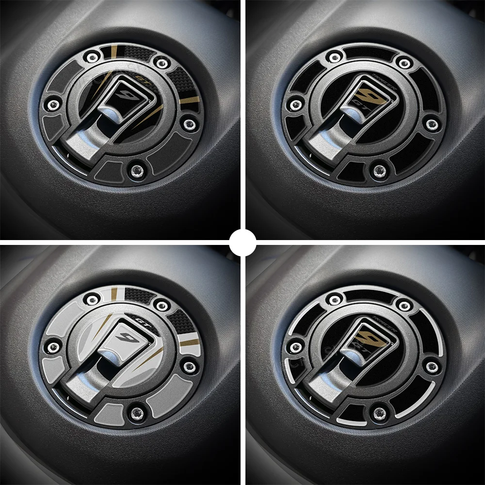 For Tracer 9 GT 2025 Accessories 9GT Ceramic Ice - Motorcycle Fuel Cap Protector 3D Gel Sticker