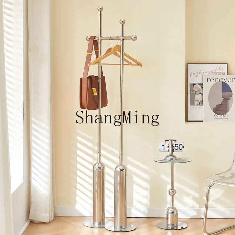 

CL medieval stainless steel coat rack floor-to-ceiling entry, bedroom storage entrance door hanging hanger