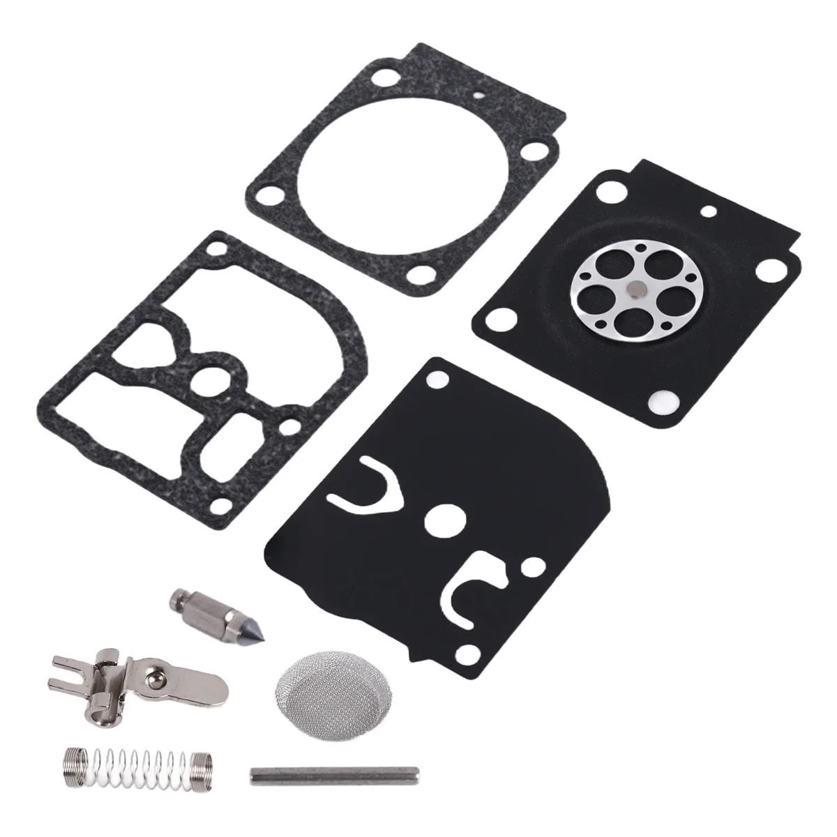 A99T8Set Carburetor Repair Kit Trimmer Parts RB-100 Gasket Diaphragm for Stihl HS45 FS55 FS38 BG45 MM55 4137 Zama C1Q