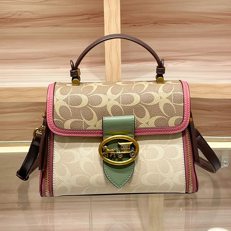 

Vintage Diaper Bag Retro Textured Original Casual Simple Crossbody Bag For Ladies High End Minimalist Leather