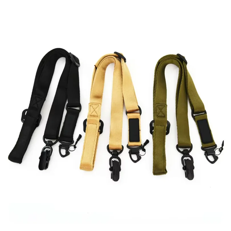 Adjustable MS2 Tactical Single-Point Safety Strap with Hook for Outdoor Sports Training