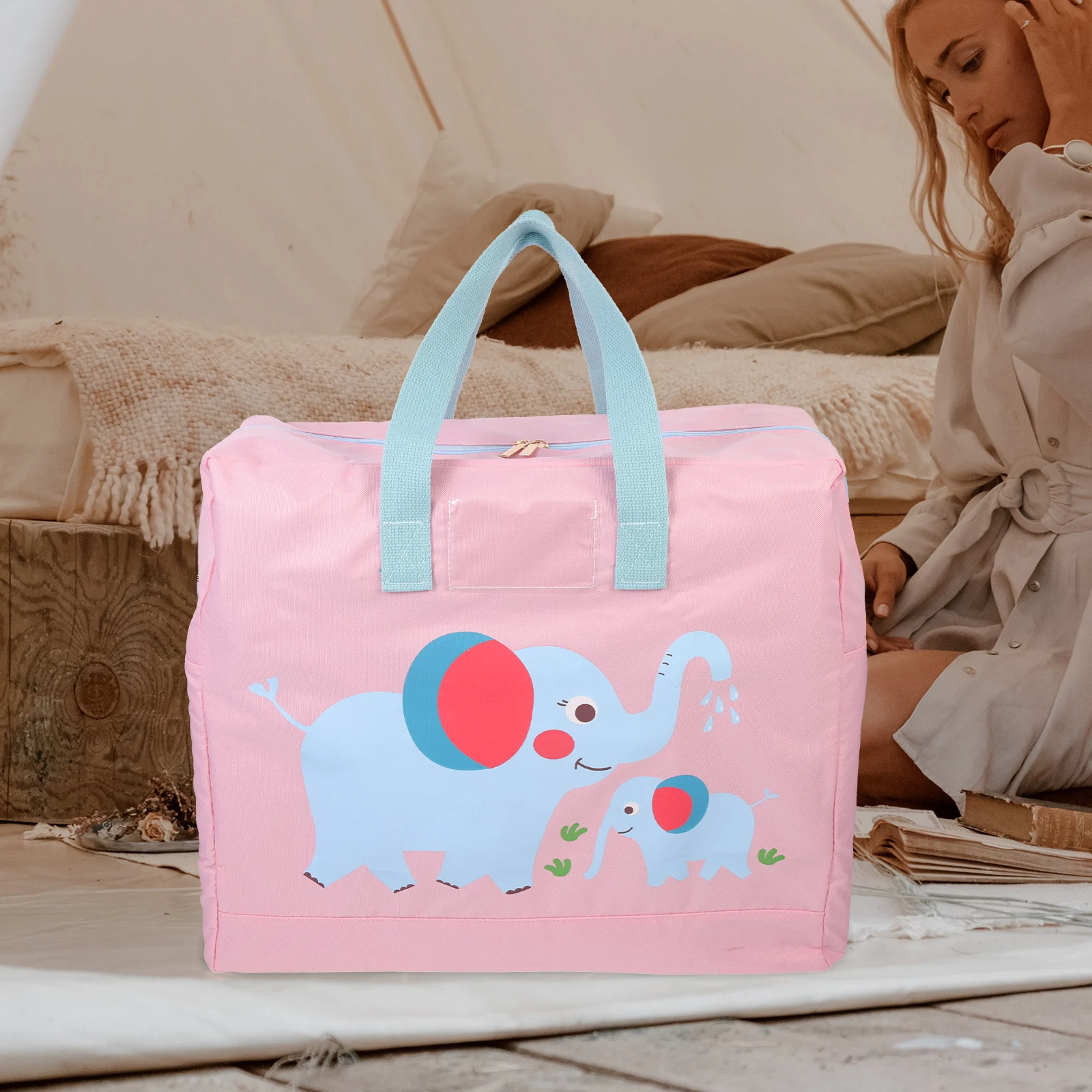 

Quilt Storage Bag for Women Travel Organizer Clothes Bags Pack Products Comforter Bedding with Zipper Household Child
