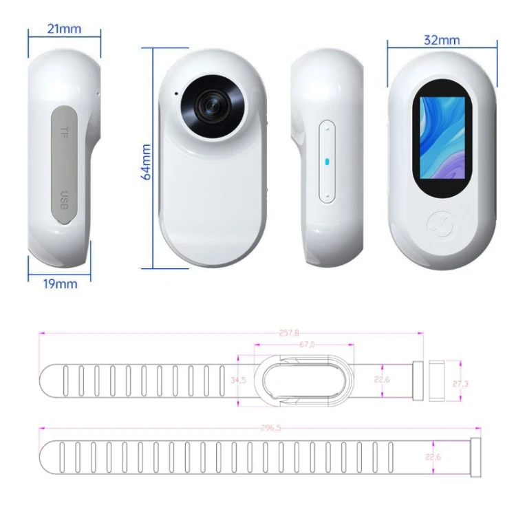 

2026 Hot SellingDropshipping Magnetic Thumb Portable HD Outdoor Cycling Video
