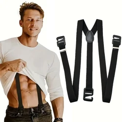 2.5cm Width Men's Suspenders New Creative 3 Hooks Suspenders Man Pants Casual Mens Trouser Suspenders Fashion Adjustable Brace
