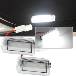 2pcs Super bright 6000K white car LED Door Courtesy Light for TOYOTA Wish Prius Camry alphard Isis estima For Lexus IS250 RX350