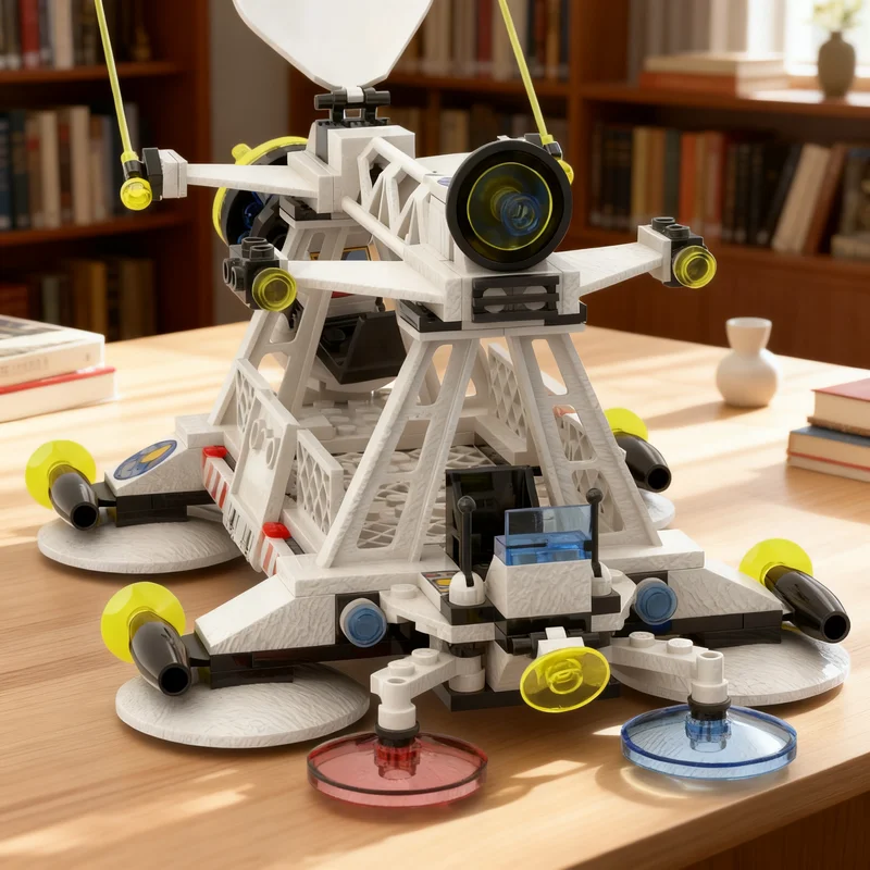 190個入り-moc-エクスプローラー宇宙船-モデル組み立てブロック-クリスマスギフト-おもちゃ-コレクション-3dアイデアアート