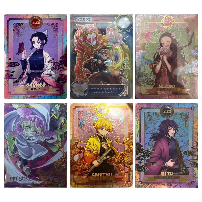 Aikaho Demon Slayer Kanroji Mitsuri Rengoku Kyoujurou Tomioka Giyuu Collect Cards Christmas Birthday Present Toy for Children