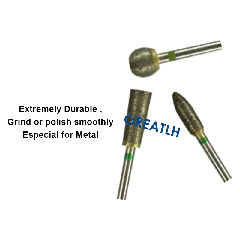 GREATLH Lab Gigi Berlian Burs Sinter Sepenuhnya Instrumen Lab Gigi Bor HP