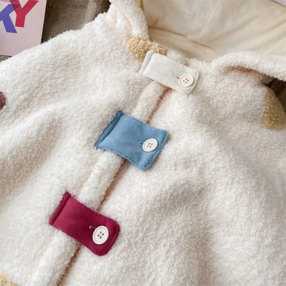 دائم الدافئة الطفل مقنعين عباءة 0-2 سنة 73/90 سنتيمتر طفل المعطف الصوف الوليد شال للبنين بنات