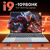 15.6 inch Potrable Laptop Computer Windows 11 Pro Intel Core i9 10980HK Gaming Laptop 16GB RAM 512GB 1/2TB SSD Notebook PC Gamer