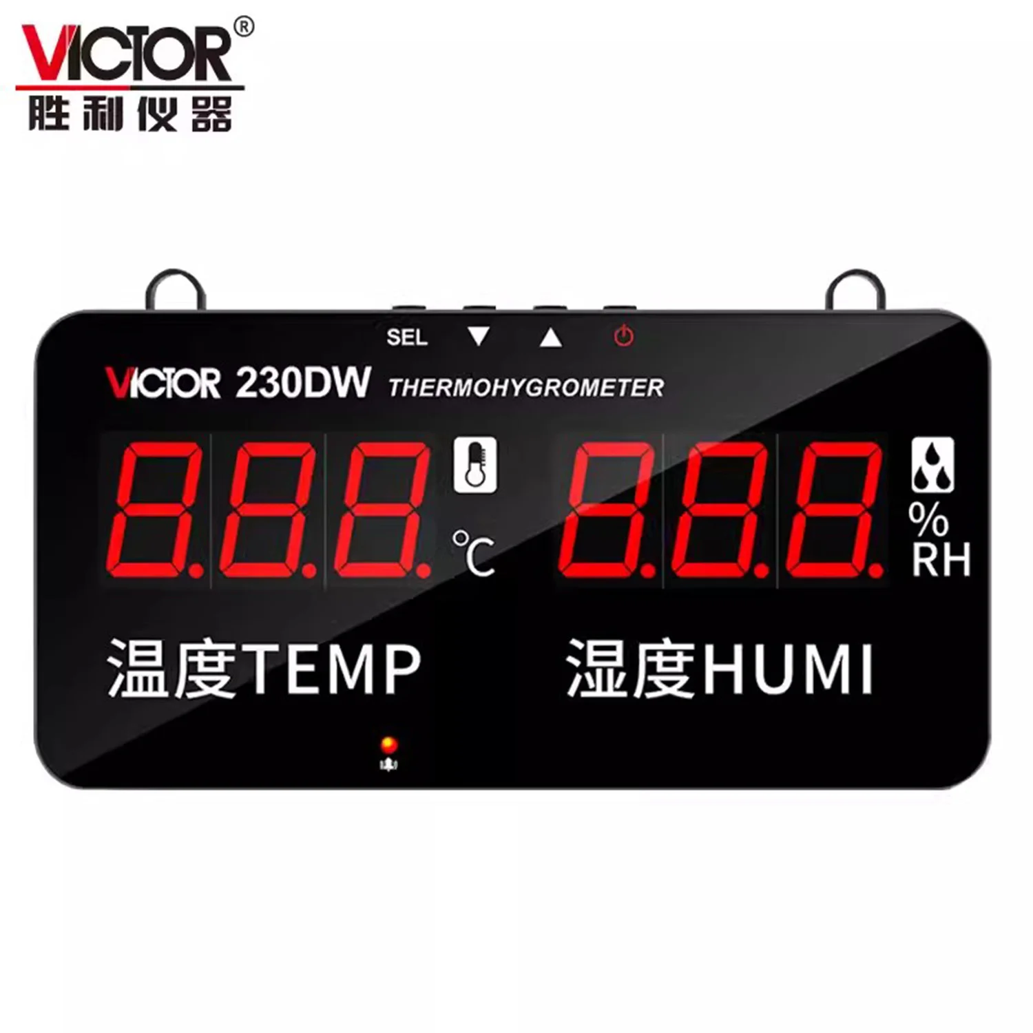 VICTOR 230DW VC230DW termometro digitale igrometro temperatura-20-80 Celsius umidità 0% RH - 100% RH Meter USB WIFI igrografo