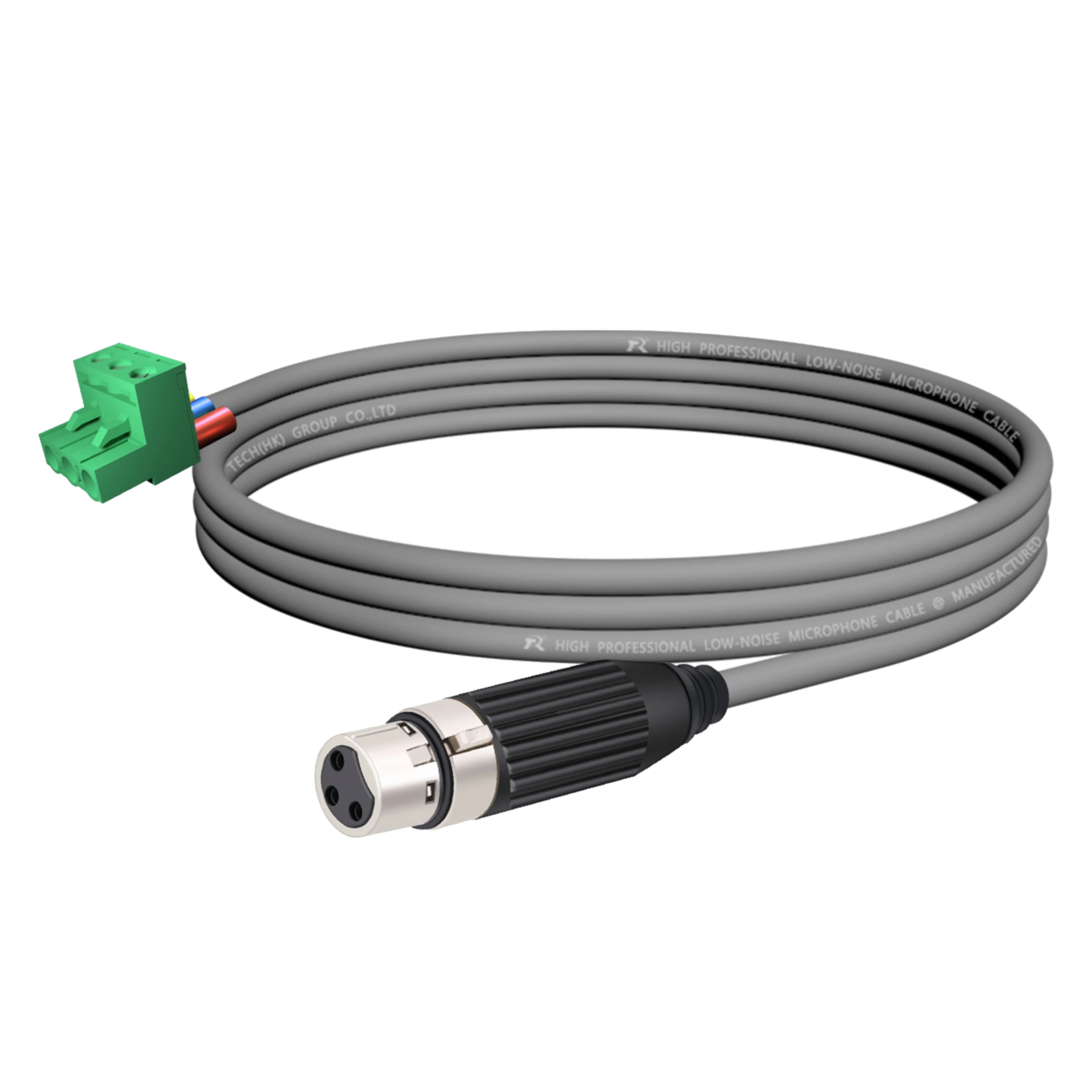 Phoenix-Terminal auf 3P-XLR-Kabel, 5,08 mm 3P steckbares Terminal auf XLR-Buchse-Verbindungskabel, versilberte Nadel, für Mikrofon – Detail 16
