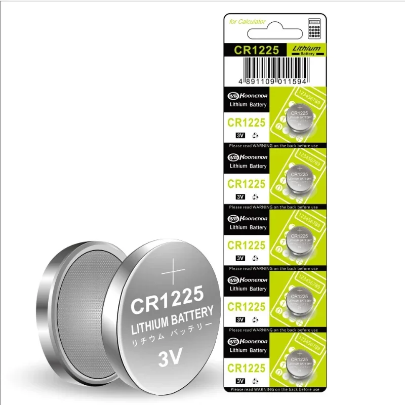Nuovo CR1225 3V 50mAh DL1225 ER1225GP 3V batterie al litio batteria a bottone per giocattoli per orologi chiave per auto giocattoli telecomandati