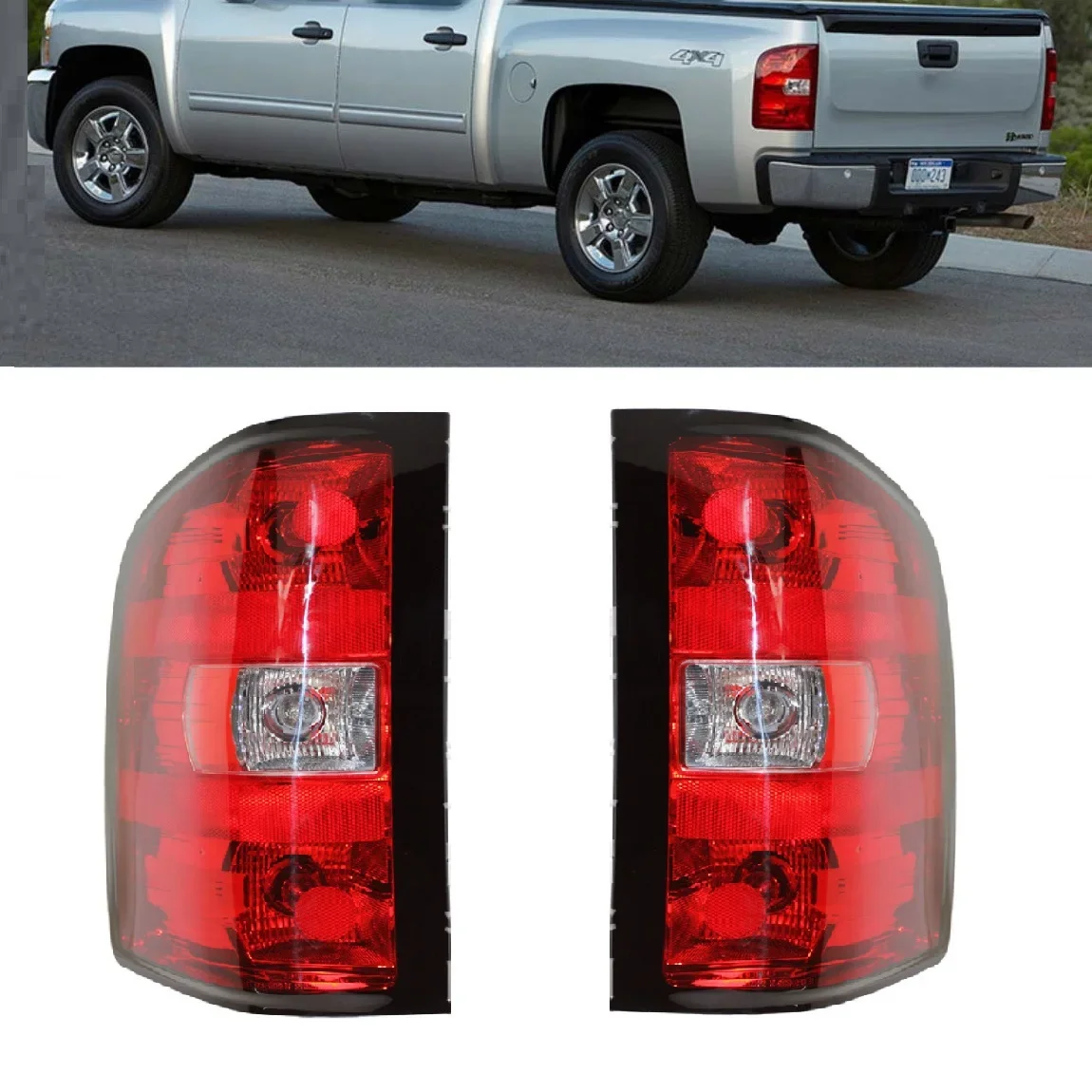 

Rear stop Tail Light lamp Brake light for Chevrolet silverado 2007 2008 2009 2010 2011 2012 2013 taillights