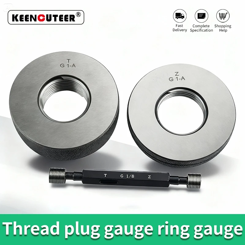 Metric Thread 60° thread Plug gauge/Ring gauge  M6 G1 RC3/8 G1/2 G1/4 G1/8 G3/4 NPT3/4 Screw Gage Fine Pitch Thread Test Tool
