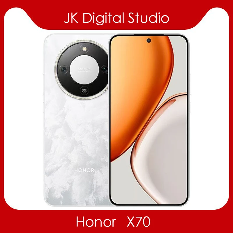 كاميرا جوجل بلاي الأصلية هونور X70 مقاس 6.79 بوصة AMOLED Snapdragon6 Gen4 بدقة 50 ميجابكسل 8300 مللي أمبير في الساعة 80 وات شاحن فائق MagicOS 9.0 OTA NFC
