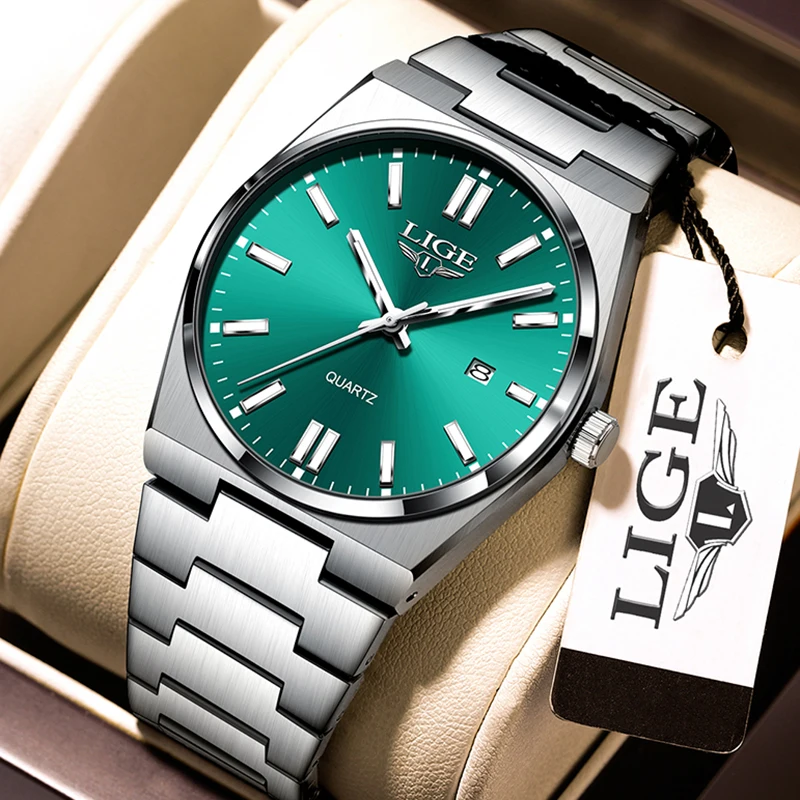 LIGE модные мужские часы для спорта на открытом воздухе водонепроницаемые часы мужские лучший бренд класса люкс светящиеся кварцевые наручные часы для мужчин Reloj Hombre