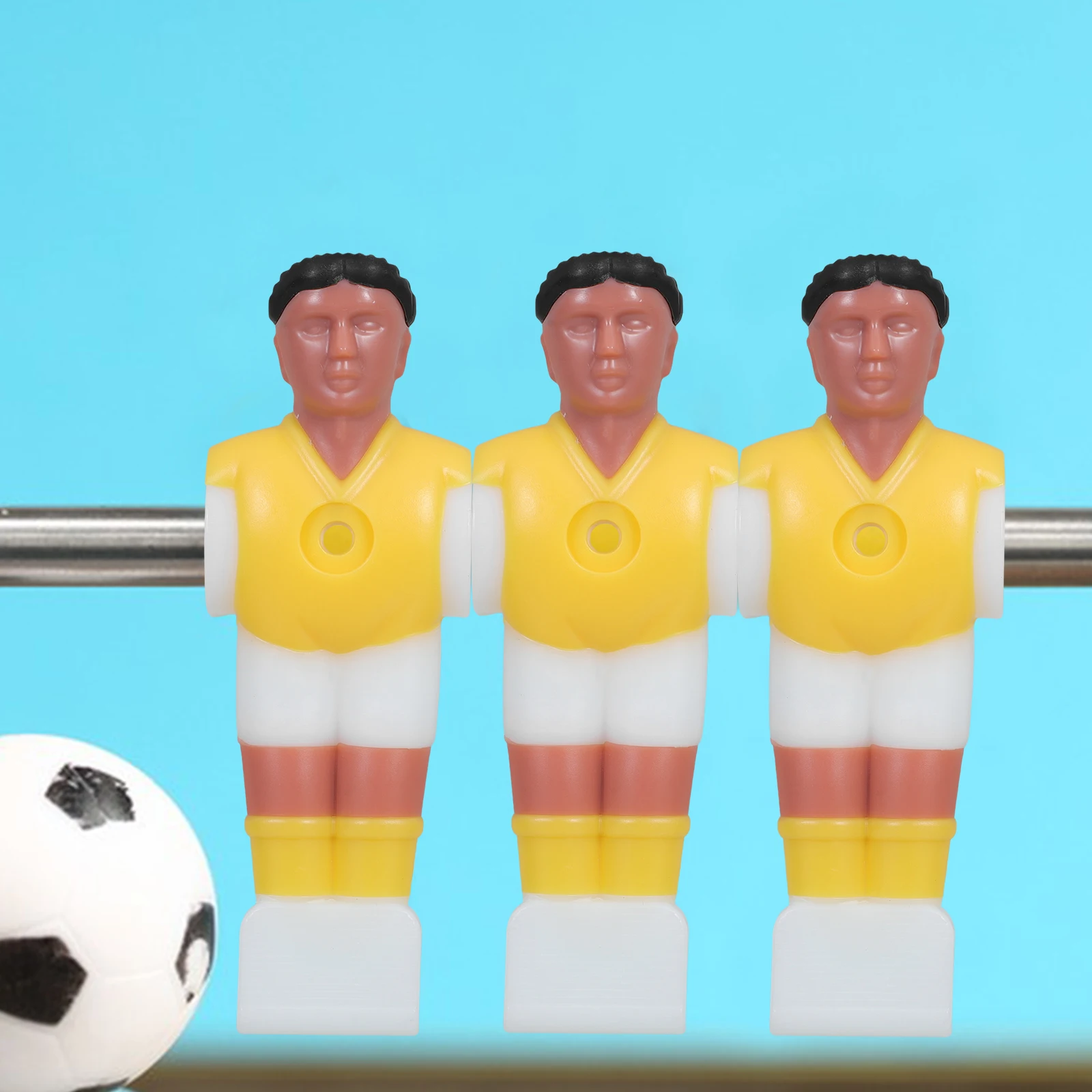 

11pcs Foosball Action Figures Human Figure Player Replacement Soccer Players Plastic Football Machine Supplies Mini