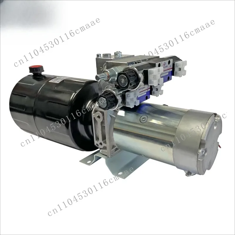 Hydraulic power unit of new snowblower 12V DC double acting 8 quart plastic fuel tank 2900 PSI