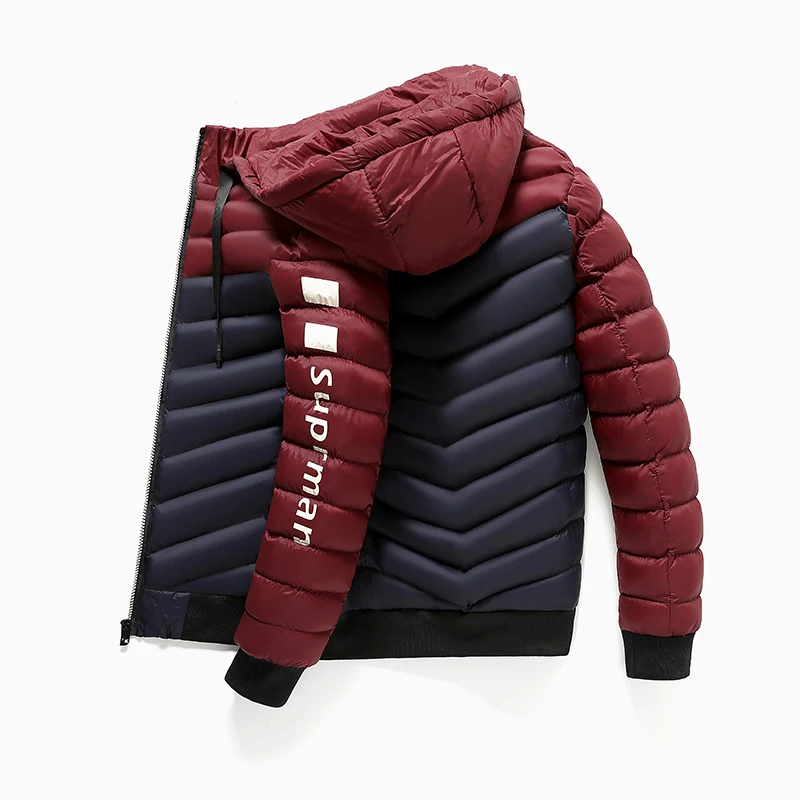 2023 homens jaqueta de inverno casual para baixo quente com capuz casacos moda outwear blusão engrossar parkas overcoats