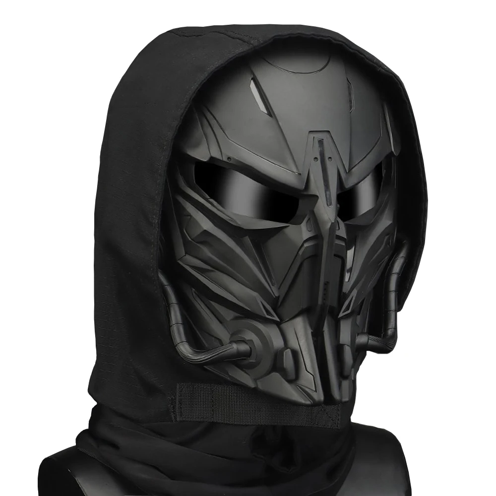 

Tactical Airsoft Mask Breathable Full Face Paintball CS Wargame Protective Masks Originality Halloween Cosplay Chastener Mask II