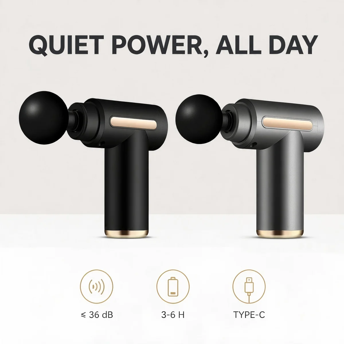 Portable Electric Vibrating Fascia Gun Multifunctional Muscle Massager For Deep Muscle Relaxation Sports Recovery Gym Workout gallery 4