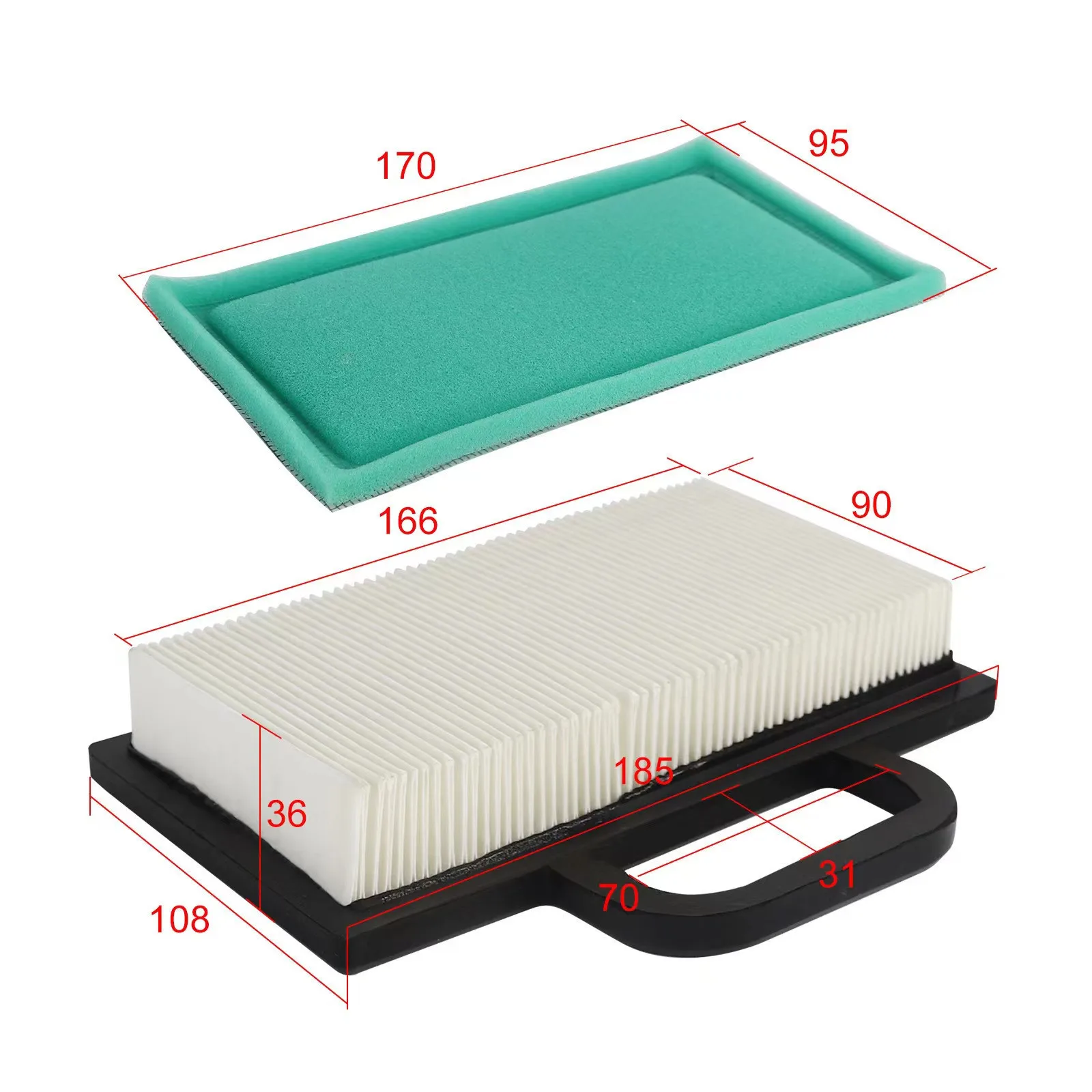 Engine Air Cleaner Filter For 499486 698754 691007 415700 273638 695667 5063 2736385 Spare Maintenance Component Cleaning Kit