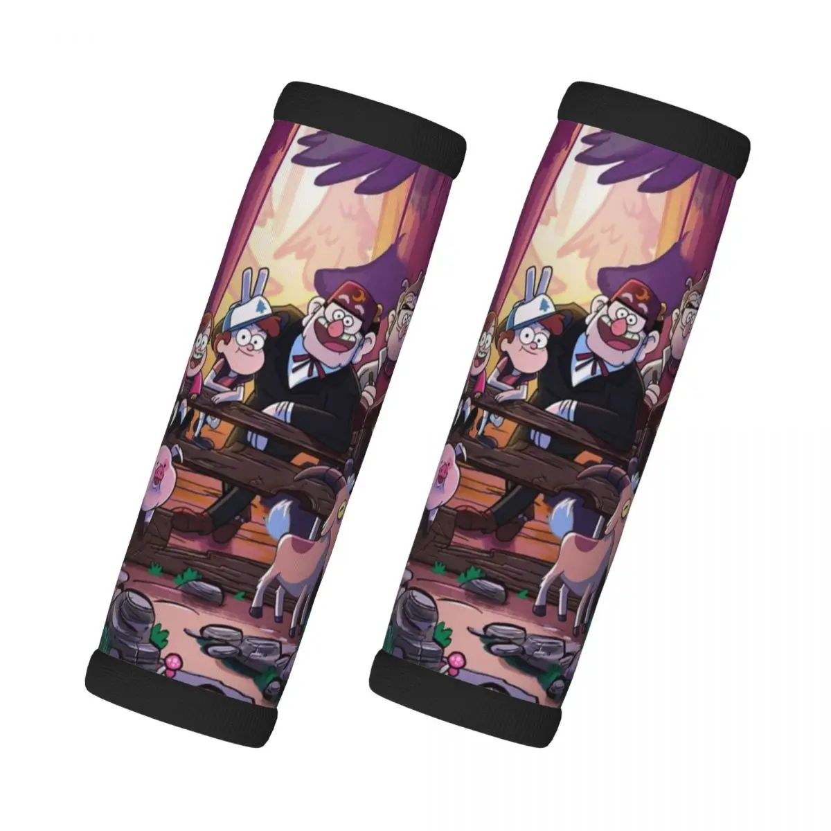 

Custom Funny Anime Gravity Falls Luggage Handle Wrap Suitcase Identifier 2 Pack Refrigerator Handle