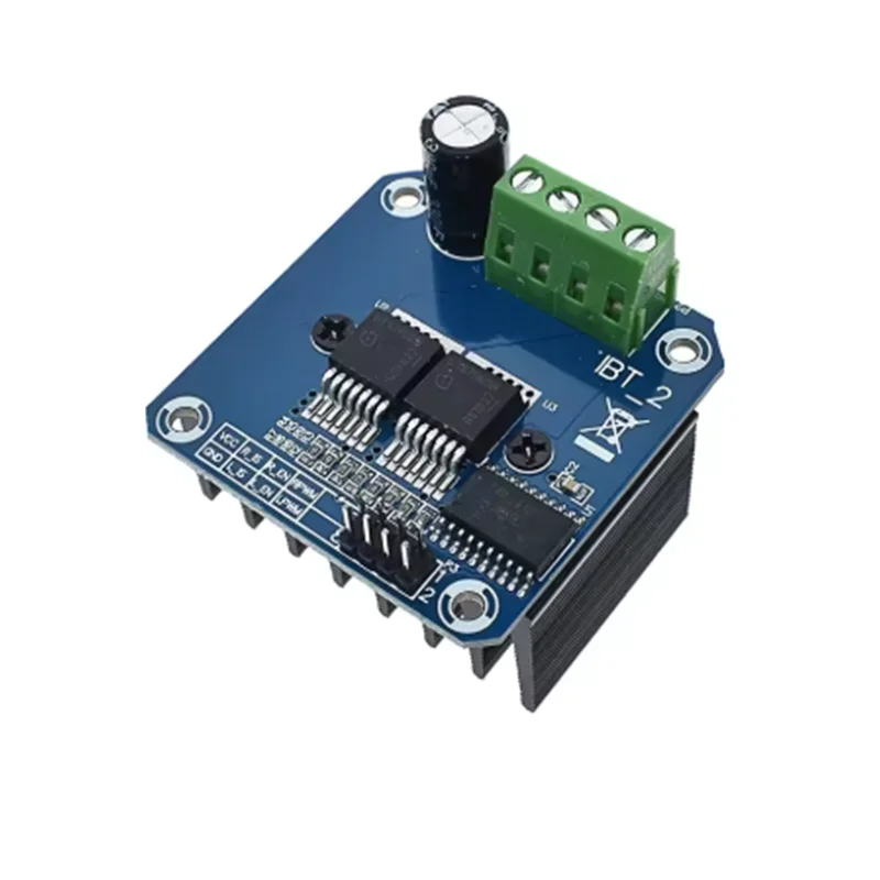 مزدوج BTS7960 43A H-bridge وحدة تشغيل المحرك عالية الطاقة/تقوم بها بنفسك السيارة الذكية التشخيص الحالي