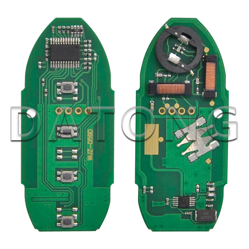 Datong World Car Remote Key For Nisan Versa Sentra Leaf 2013-2019 285E3-3AA0A CWTWB1U840 ID46 315MHz Replacement Smart Card