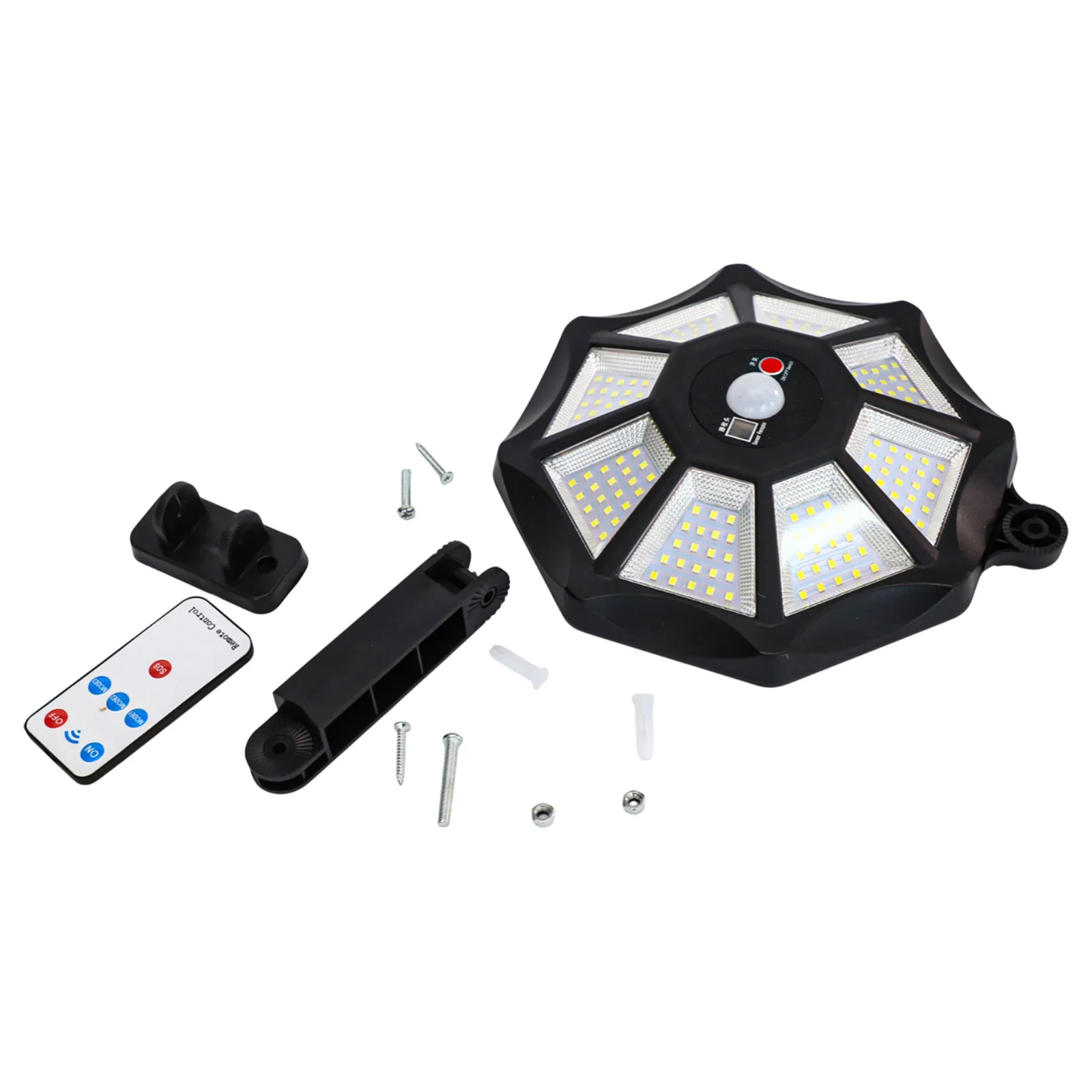 

Security Lighting Outdoor Lighting Solar Lights With Motion Detection Adjustable Outdoor Lights 2400mAH Battery