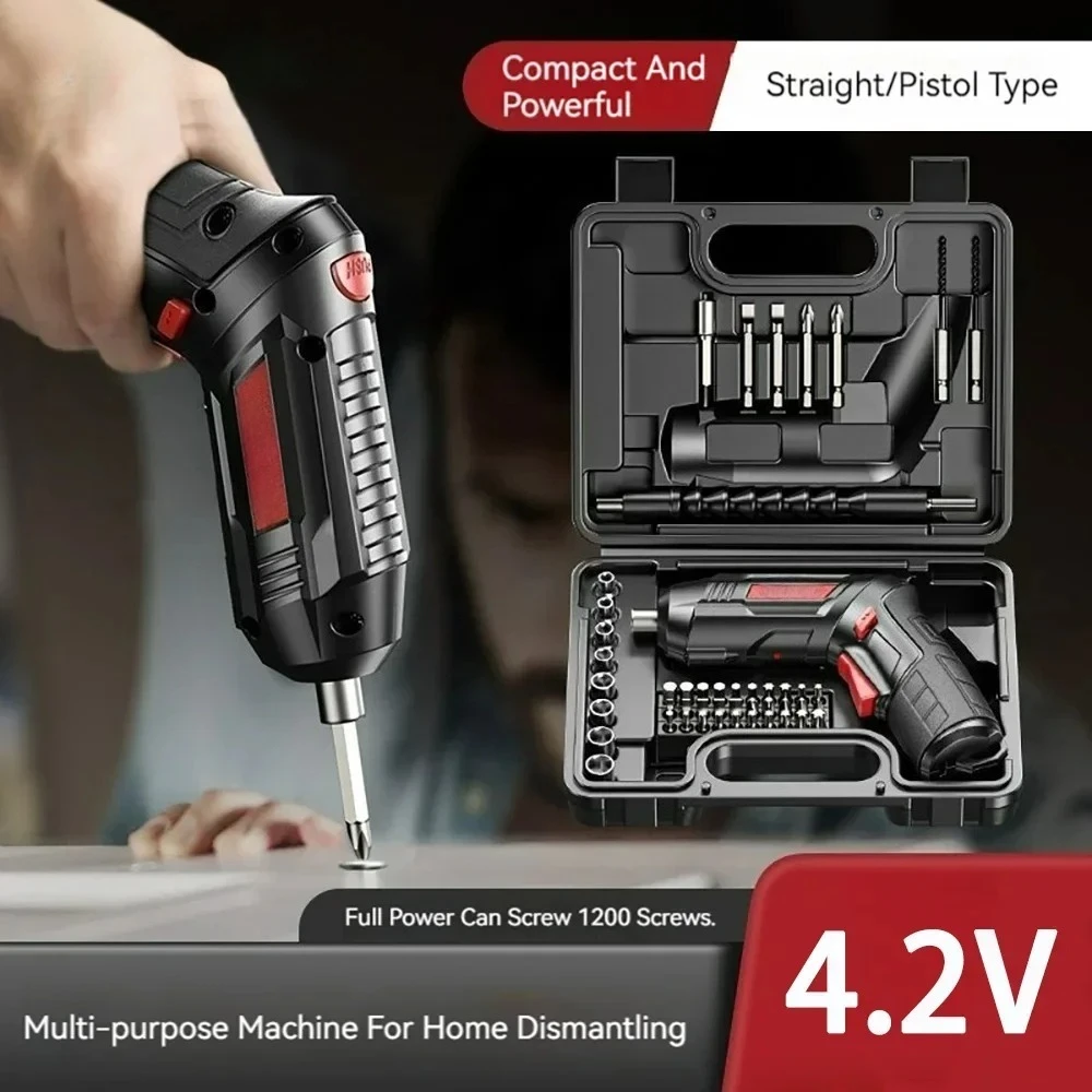 4.2V 6Nm 1300mAh 250rpm Screwdrivers Electric Screw Driver Screwdriver Set Small And Powerful Battery Screwdriver Rechargeable