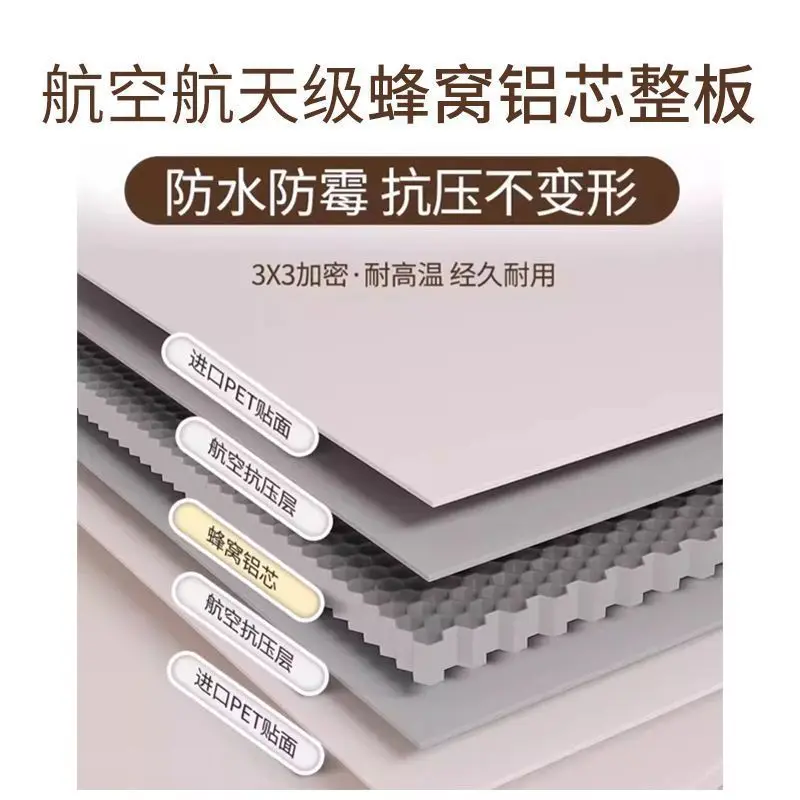 Aluminum honeycomb panel shoe cabinet household door porch cabinet outdoor balcony waterproof and sunscreen large-capacity locke