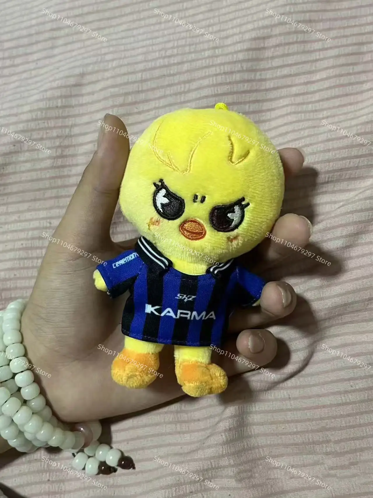 SKZOO – porte-clés en peluche idole Li Longfu Felix Straykids SKZ chemise bleue, nouveaux Fans, accessoires cadeaux, pendentif, poupée jouet pour enfants