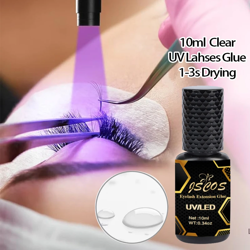 10 ml UV Lijm Sterke Langdurige UV Wimper Extension Lijm Lijm Geen Irritatie UV Lash Lijm Wimper Extension make-up Tool