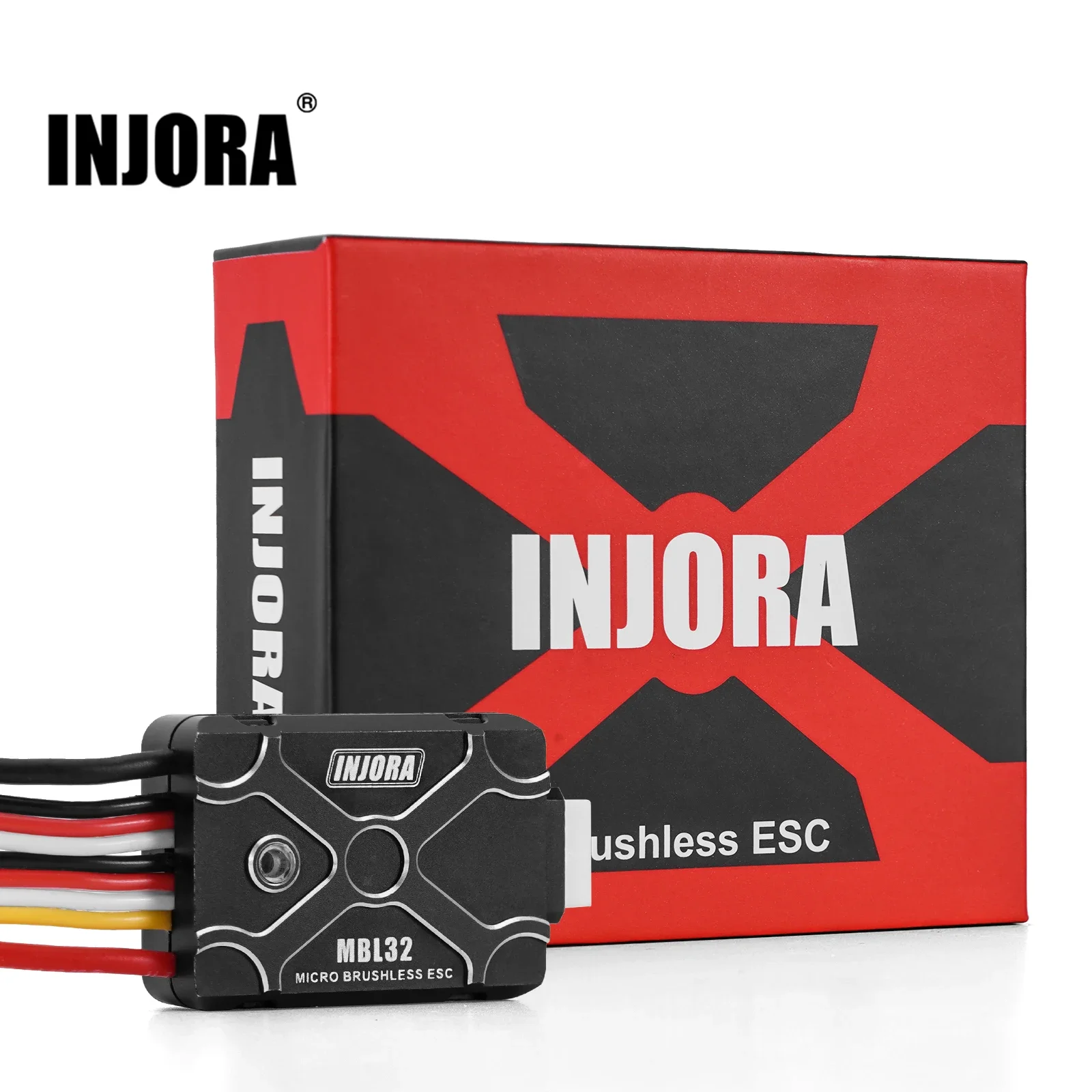 

INJORA Brushless Micro MBL32 ESC for 1/18 1/24 RC Crawler TRX4M Ascent18 SCX24