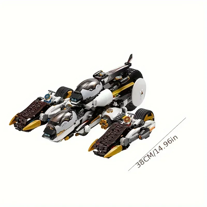 1093pcs Compatible 70595 Four-in-one Tank Movie Model, Technical Building Blocks,Toys Gifts With 7 Dolls