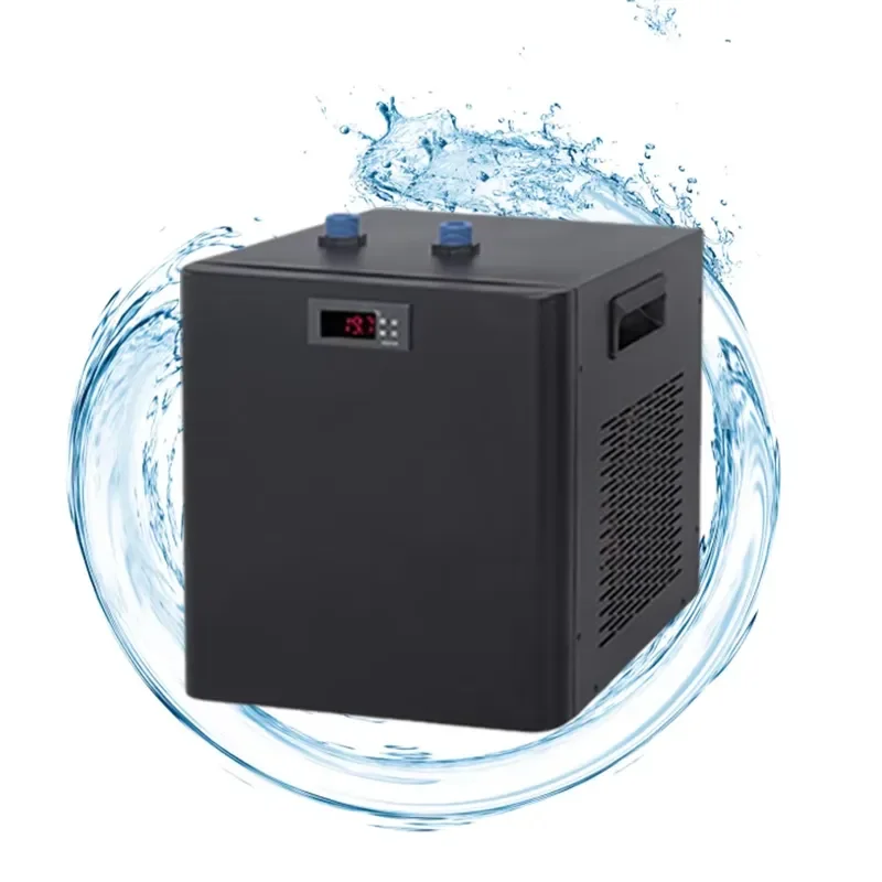 Circulation Function Constant Temperature 500L/132GAL 1/2 1200W Mini Quiet Hydroponic Cooling System Water Cooler