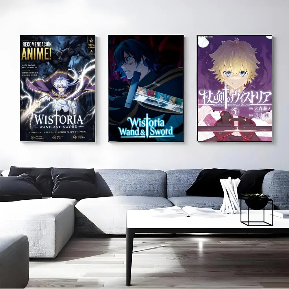 Anime Wistoria: Wand and Sword Poster Self-adhesive Art Waterproof Paper Sticker Coffee House Bar Room Wall Decor