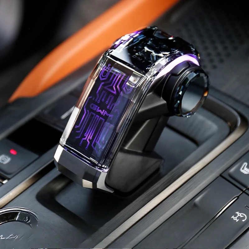 Grystal Gear Shift Knob with Led Light Central Gear Lever Handle For Great Wall Haval H9 2024 2025 Modification Accessories