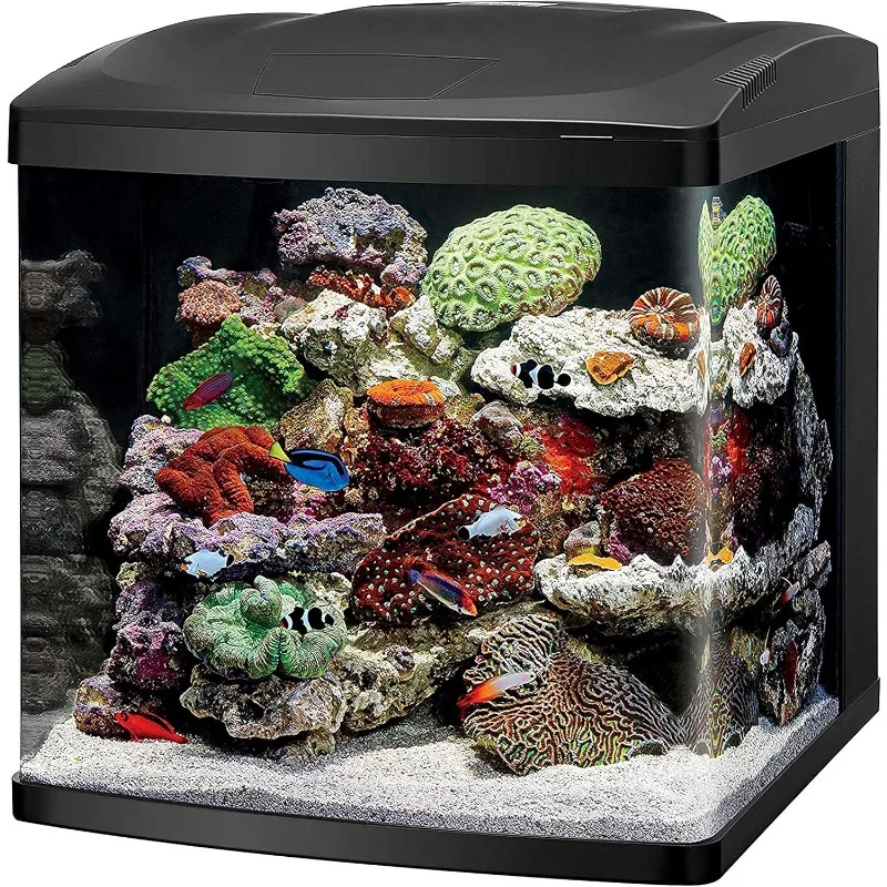 LED BioCube Aquarium Fish Tank Kit, 32 Gallon，home.