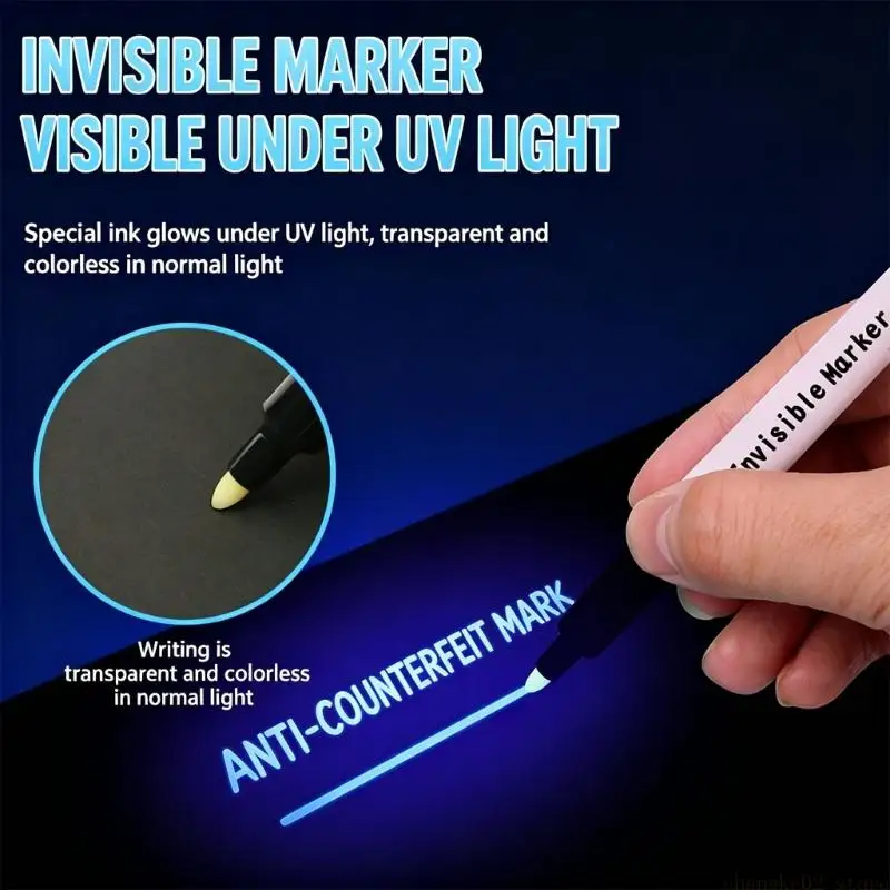 Permanent Invisible Marker For Product Authentication And Document Security